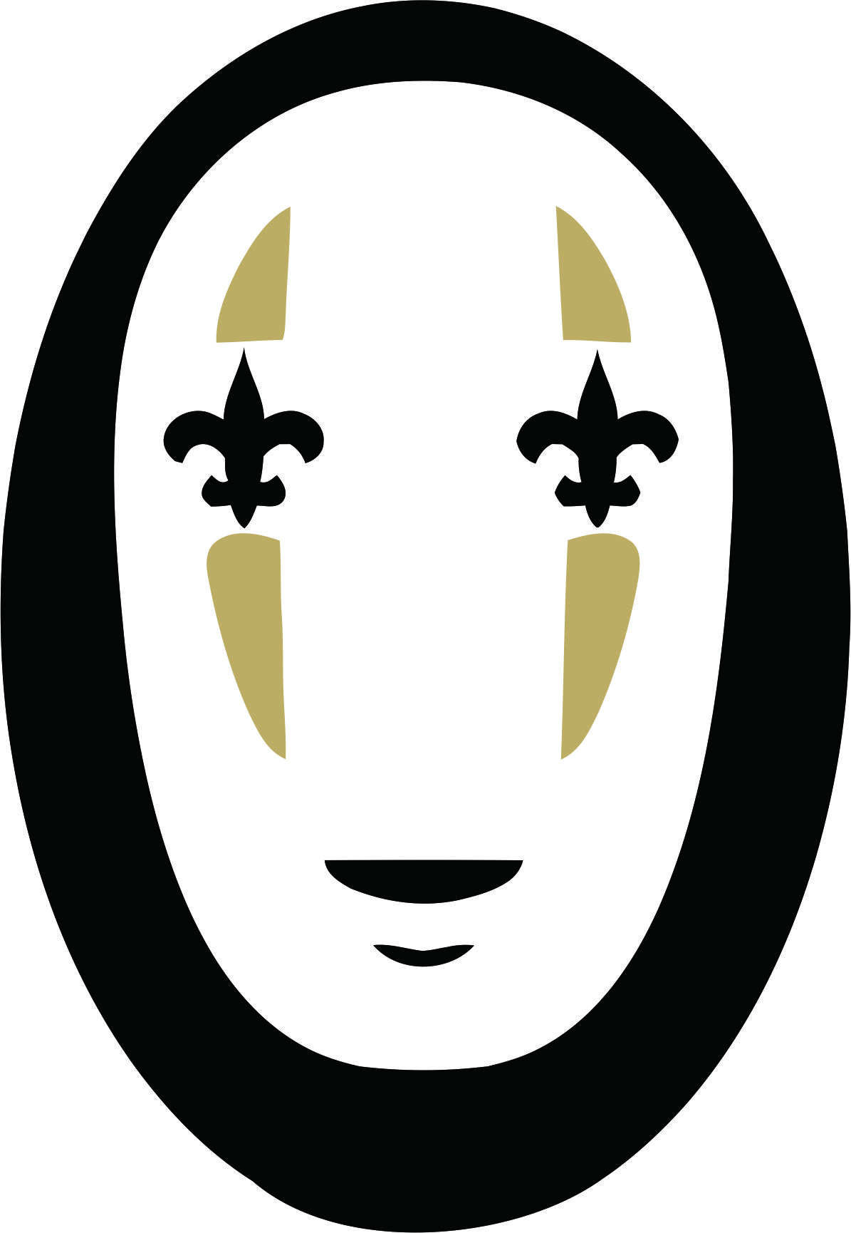 New Orleans Saints Anime Logo fabric transfer